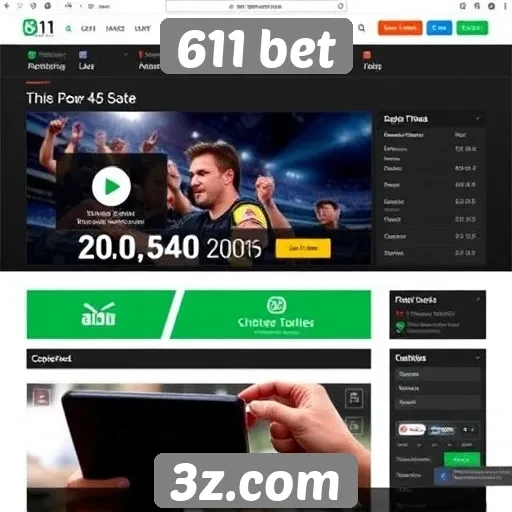 Experiência do usuário no site 611 bet