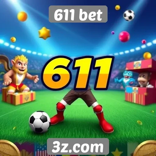 Variedade de jogos disponíveis na 611 bet